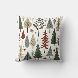 Scandinavian Christmas Trees – Minimalist Holiday  クッション