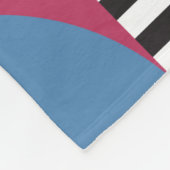 Scandinavian colorful pattern フリースブランケット (角)