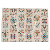 Scandinavian Deer Holiday ラージペーパーバッグ (裏面)