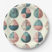 Scandinavian Easter Egg Paper Plates ペーパープレート (正面)