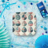 Scandinavian Easter Egg Paper Plates ペーパープレート (パーティー)