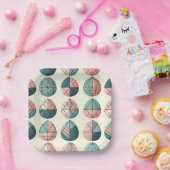 Scandinavian Easter Egg Paper Plates ペーパープレート (パーティー)