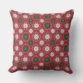 Scandinavian Fair Isle Christmas Edition 1 クッション (正面)