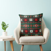 Scandinavian Fair Isle Christmas Edition 3 クッション (椅子)