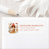 Scandinavian Fall Return Address Labels ラベル (インサイチュ)