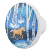 Scandinavian Fjord Horse Ceramic Knob セラミックノブ (右)