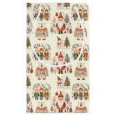 Scandinavian Folk Art Festive Holiday スモールペーパーバッグ (裏面)