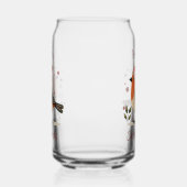 Scandinavian Folk Art style  ガラス缶 (右)