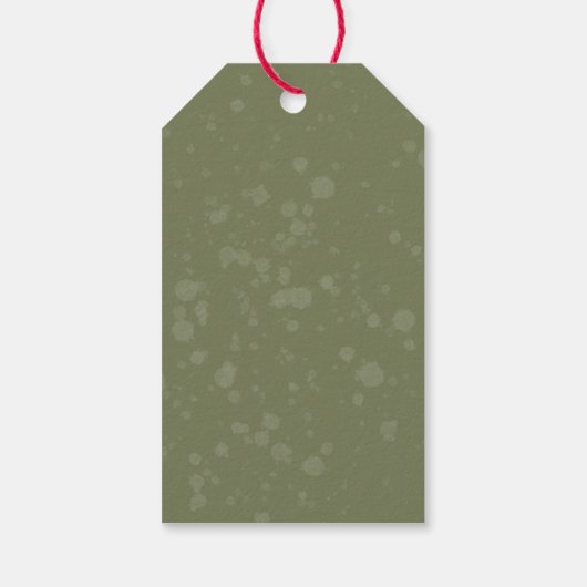 Scandinavian Folk Art Style ギフトタグ (裏面)