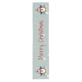 Scandinavian Folk Art Style ショートテーブルランナー