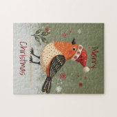 Scandinavian Folk Art style  ジグソーパズル (横)