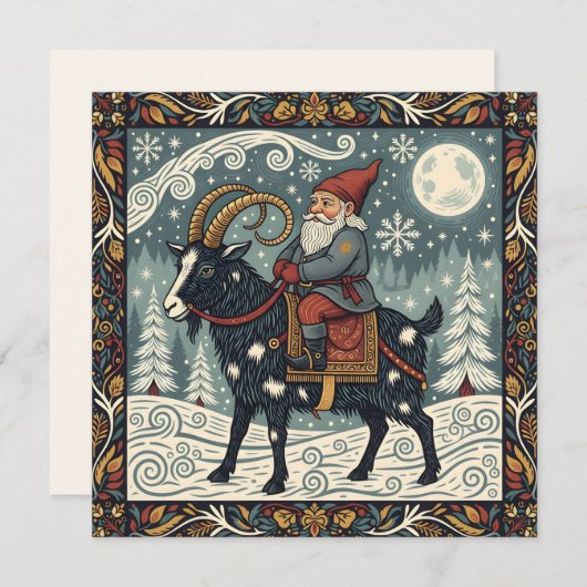 Scandinavian Folklore Tomte  (正面/裏面)