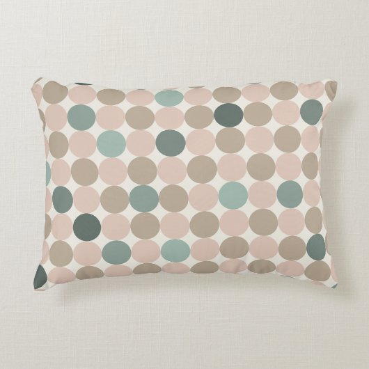 Scandinavian Geometric Accent Pillow Turquoise アクセントクッション (正面)