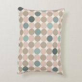 Scandinavian Geometric Accent Pillow Turquoise アクセントクッション (裏面(縦))