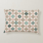 Scandinavian Geometric Accent Pillow Turquoise アクセントクッション (裏面)