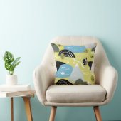 Scandinavian graphic illustration seamless pattern クッション (椅子)