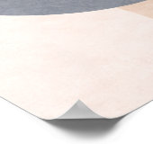 Scandinavian Half Circle Wall Art – Geometric  ポスター (角)