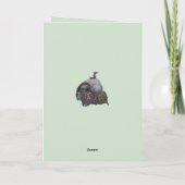 Scandinavian Julbocken Yule Goat After John Bauer カード (裏面)