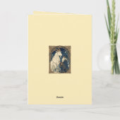 Scandinavian Julbocken Yule Goat and Jultomten カード (裏面)