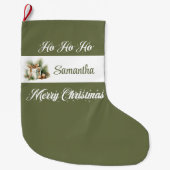 Scandinavian Minimal Christmas Stocking ラージクリスマスストッキング (正面)
