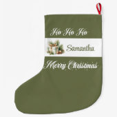 Scandinavian Minimal Christmas Stocking ラージクリスマスストッキング (裏面)