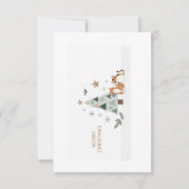 ❄️🎄 Scandinavian Minimalist Christmas Card Image  サンキューカード (裏面)