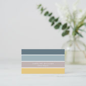Scandinavian minimalist elegant modern lines card 名刺 (スタンド正面)