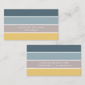 Scandinavian minimalist elegant modern lines card 名刺 (正面/裏面)