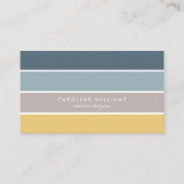 Scandinavian minimalist elegant modern lines card 名刺 (正面)