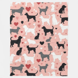 Scandinavian Minimalist Pet Blanket – Dog & Cat フリースブランケット