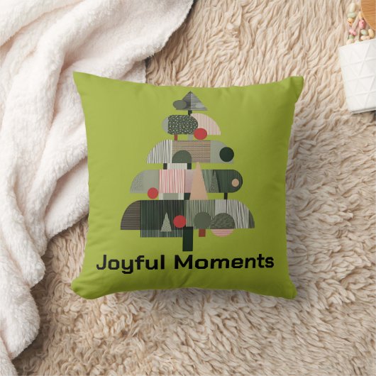 Scandinavian Modern Christmas Tree クッション (ブランケット)