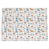 Scandinavian Nordic Christmas ラージペーパーバッグ (正面)