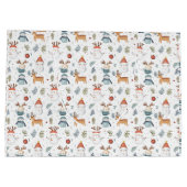 Scandinavian Nordic Christmas ラージペーパーバッグ (裏面)