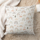 Scandinavian Pastel Baby Throw Pillow クッション (ブランケット)