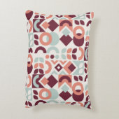 Scandinavian pattern design. Simple modern retro b アクセントクッション (裏面(縦))