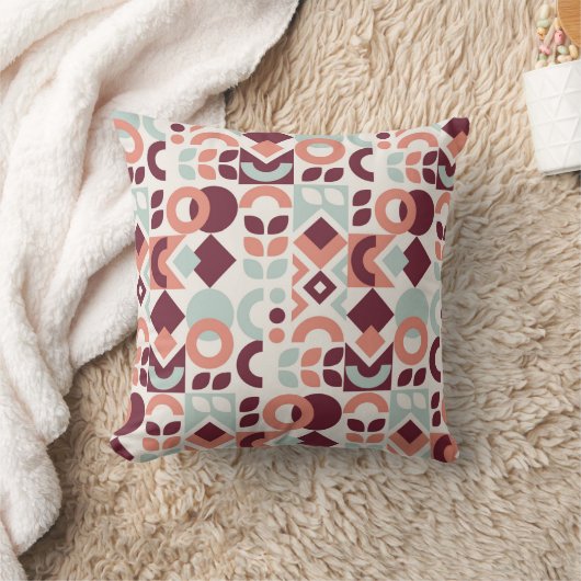 Scandinavian pattern design. Simple modern retro b クッション (ブランケット)