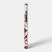 Scandinavian pattern design. Simple modern retro b iPhoneケース (左側面)