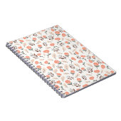 Scandinavian Red Poppies Notebook ノートブック (右側)