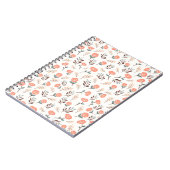 Scandinavian Red Poppies Notebook ノートブック (左側)