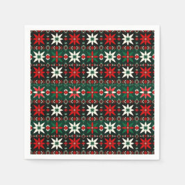 Scandinavian Selburose Christmas Edition 3 スタンダードカクテルナプキン