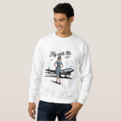 Scandinavian stewardess  スウェットシャツ (正面フル)