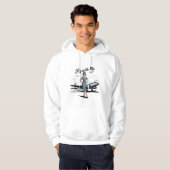 Scandinavian stewardess Adult Pullover Hoodie パーカ (正面フル)