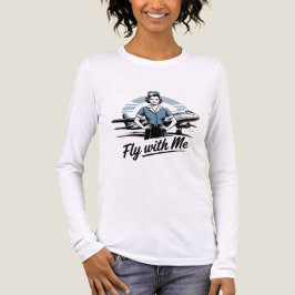 Scandinavian stewardess Long Sleeve Shirt トライブレンドＴシャツ