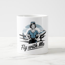 Scandinavian stewardess Specialty Mug ジャンボコーヒーマグカップ
