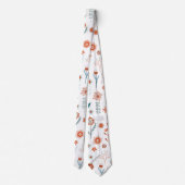 Scandinavian Summer Flowers ネクタイ (裏面)
