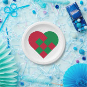 Scandinavian Yule Hear - Christmas Holiday - ペーパープレート (パーティー)