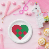 Scandinavian Yule Hear - Christmas Holiday - ペーパープレート (パーティー)