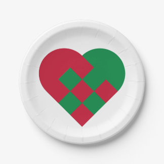 Scandinavian Yule Hear - Christmas Holiday - ペーパープレート