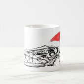 Scaphonnathus （恐竜、プテロサール）スカル コーヒーマグカップ (中央)