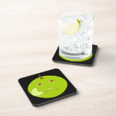 Scarハロウィーンコルクコースター付き邪悪なリンゴ コースター (右側)